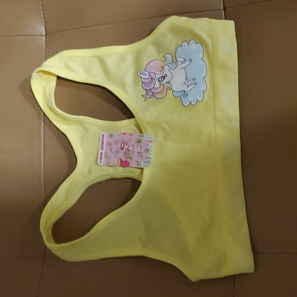Cute little girls unicorn tank top